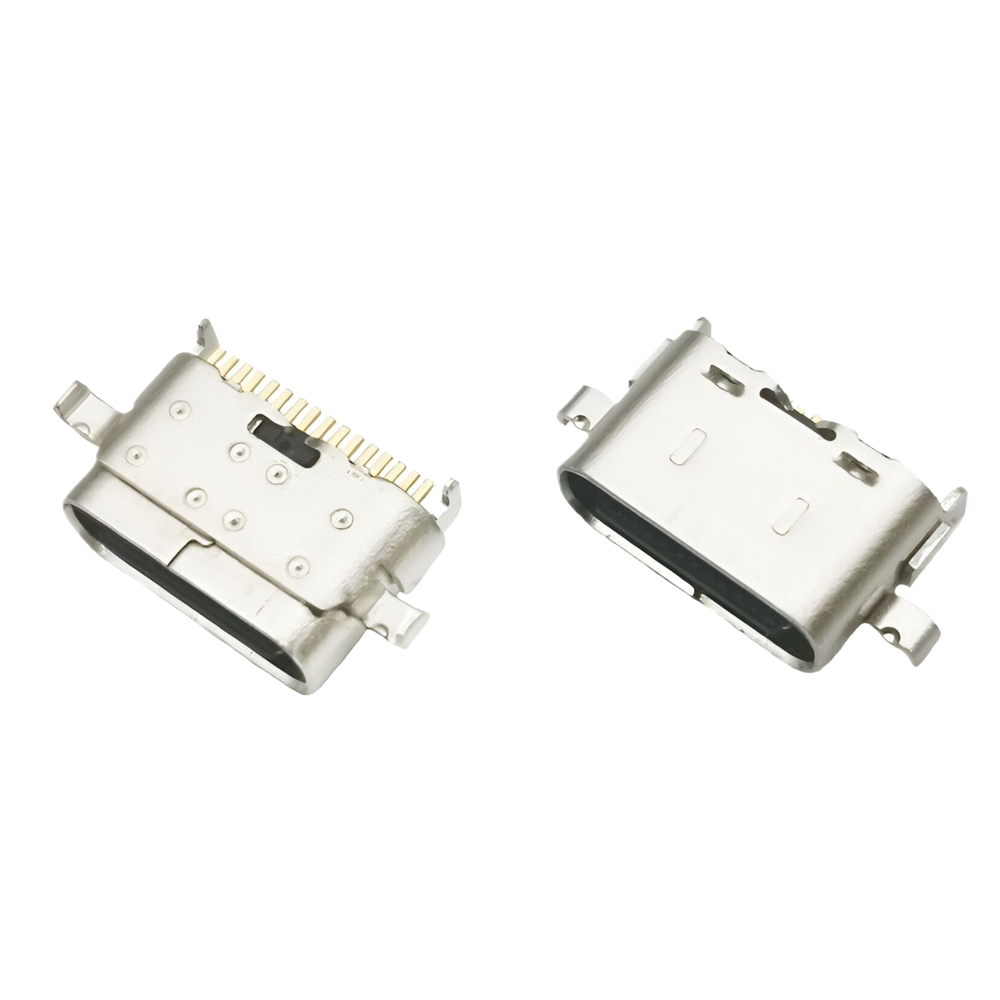 超短體TYPE C 16P母座 沉板0.9MM CH=1.0MM L=6.64MM 雙殼