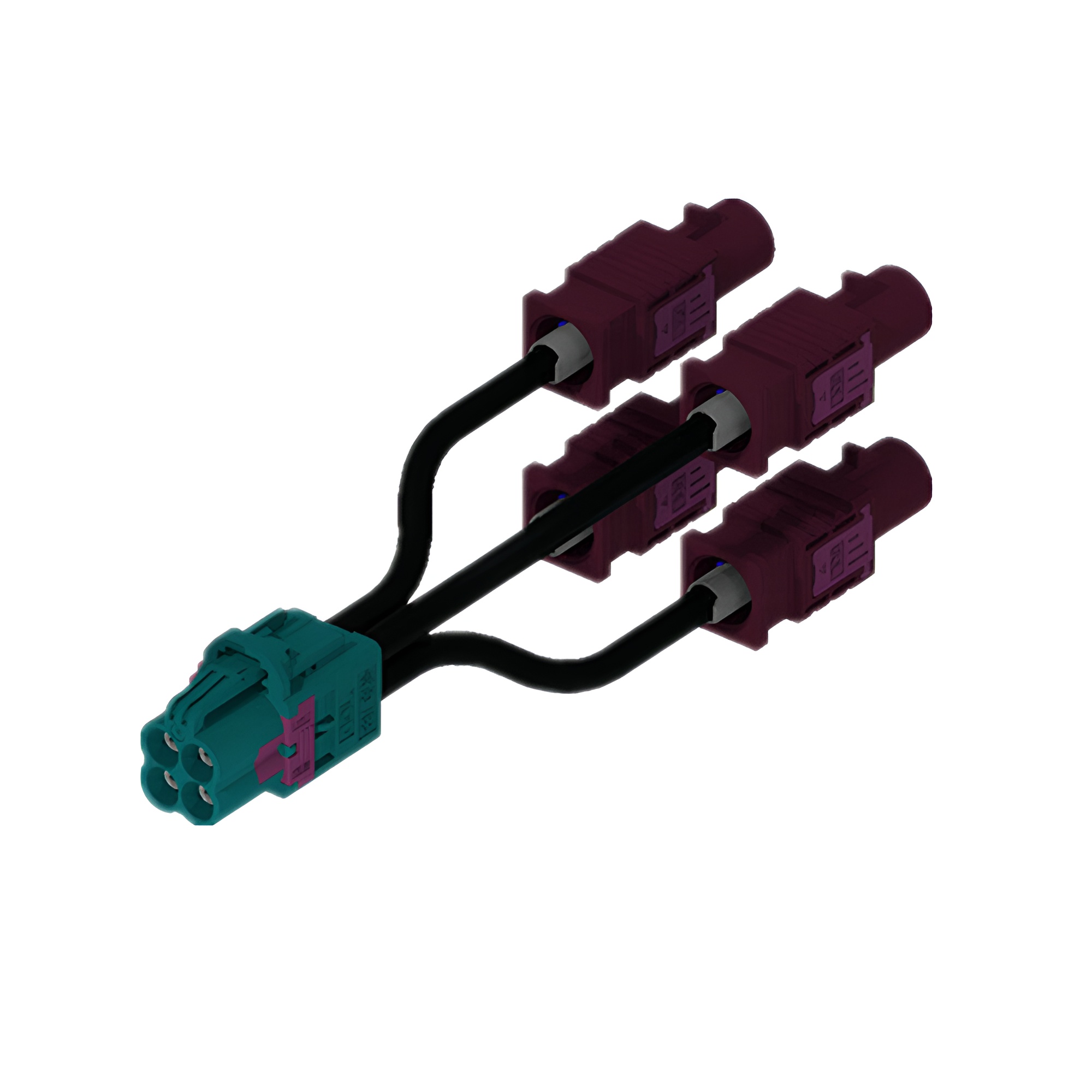 Mini fakra 4 in 1線端連接器