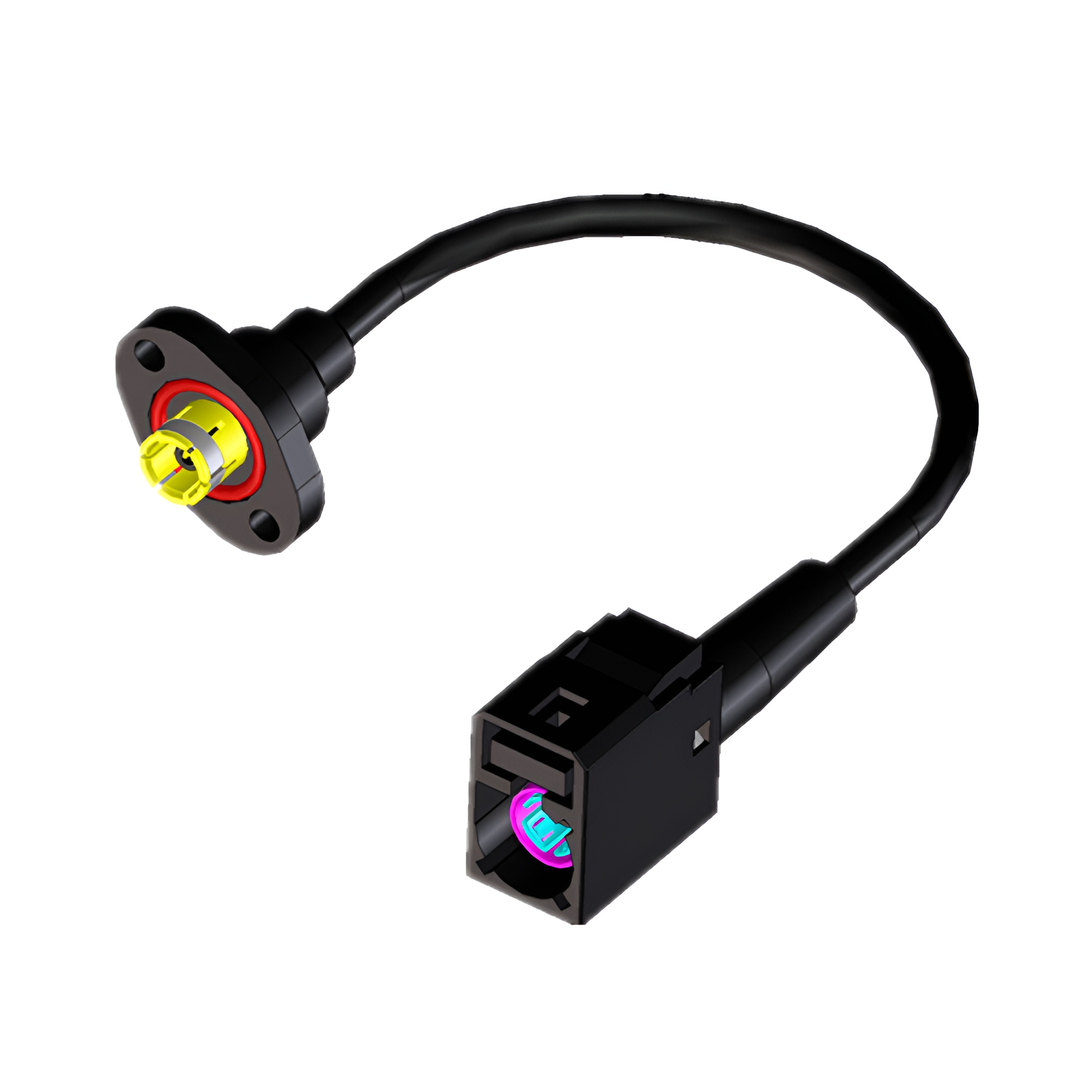 兩端防水Fakra線(xiàn)束_成型SR+防水PLUG