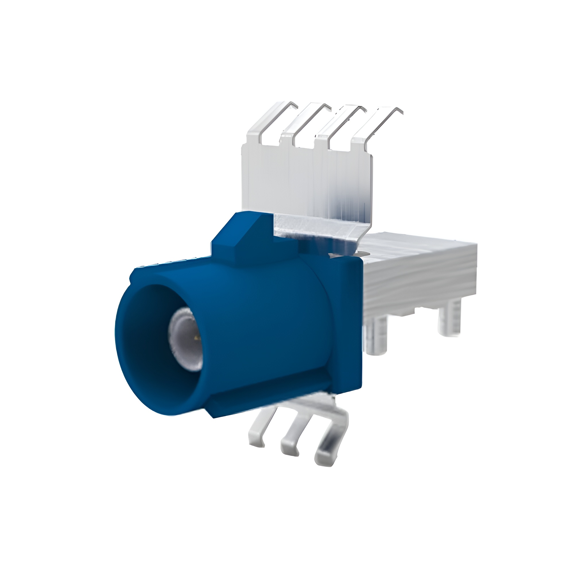 沉板Fakra板端單pole帶180°屏蔽片