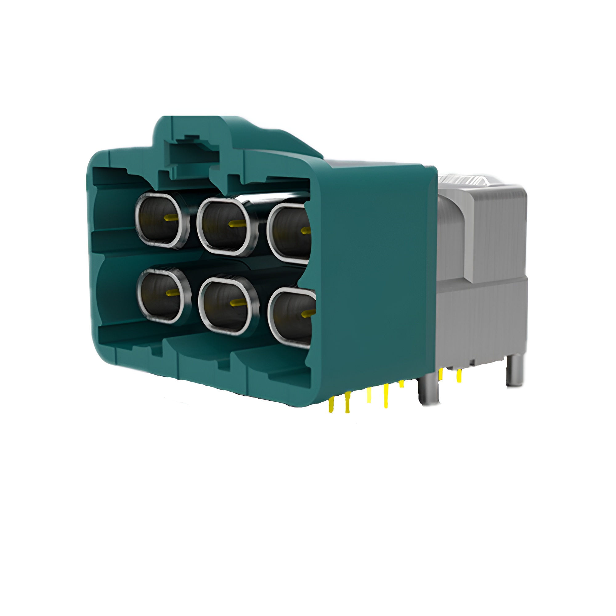 非防水以太網板端六胞連接器