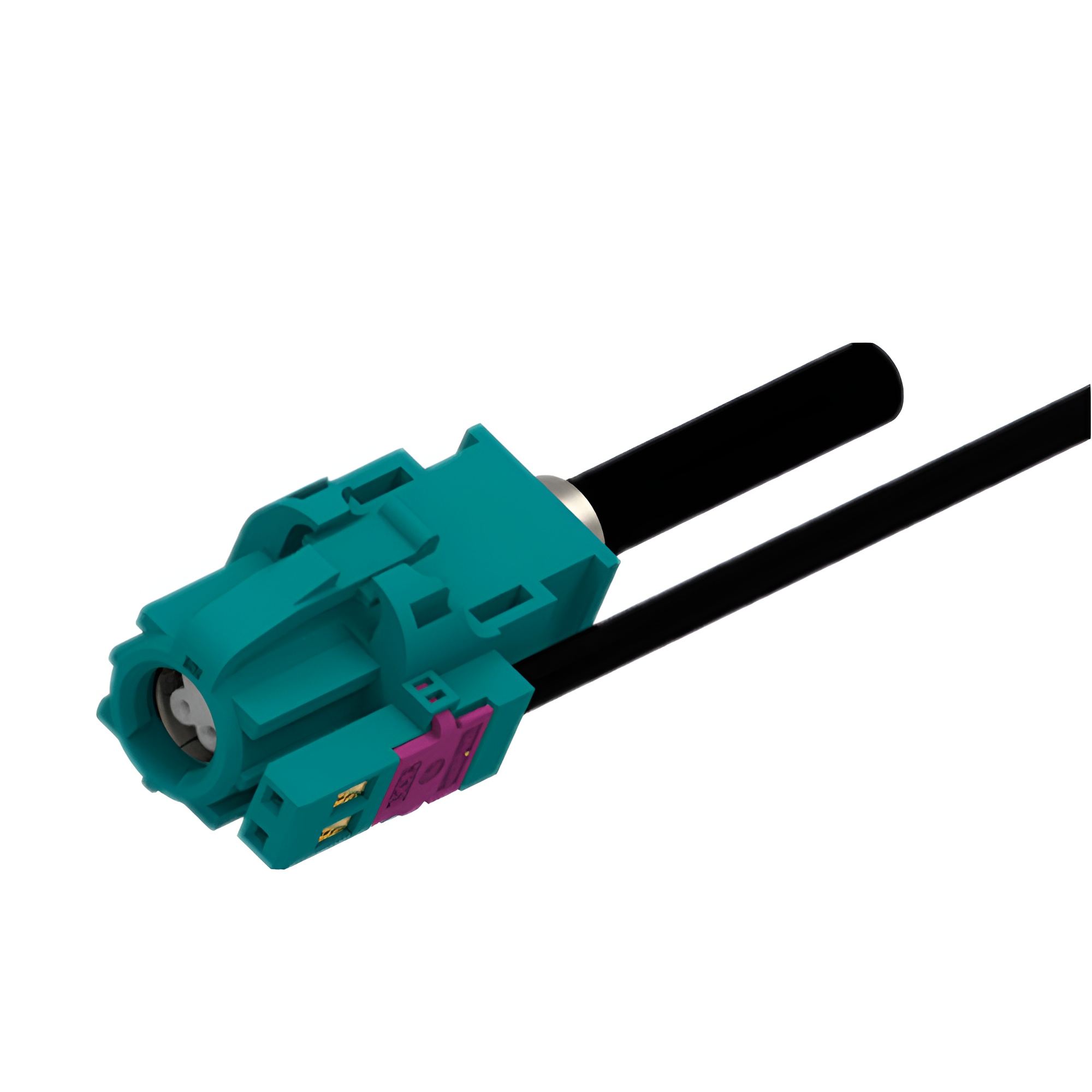 HSD線端車件結(jié)構(gòu)6Pin連接器